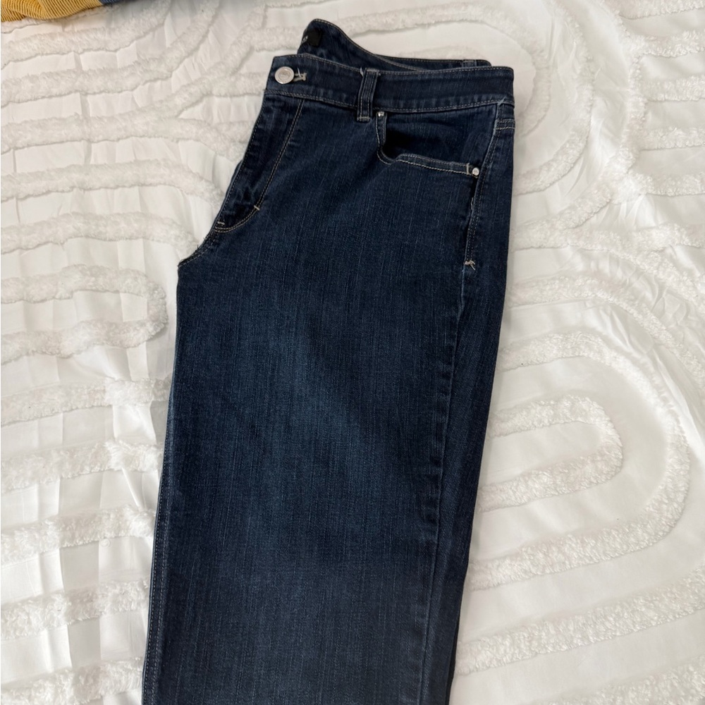 WHBM Embellished Blue Boot Jeans - Picture 3 of 12